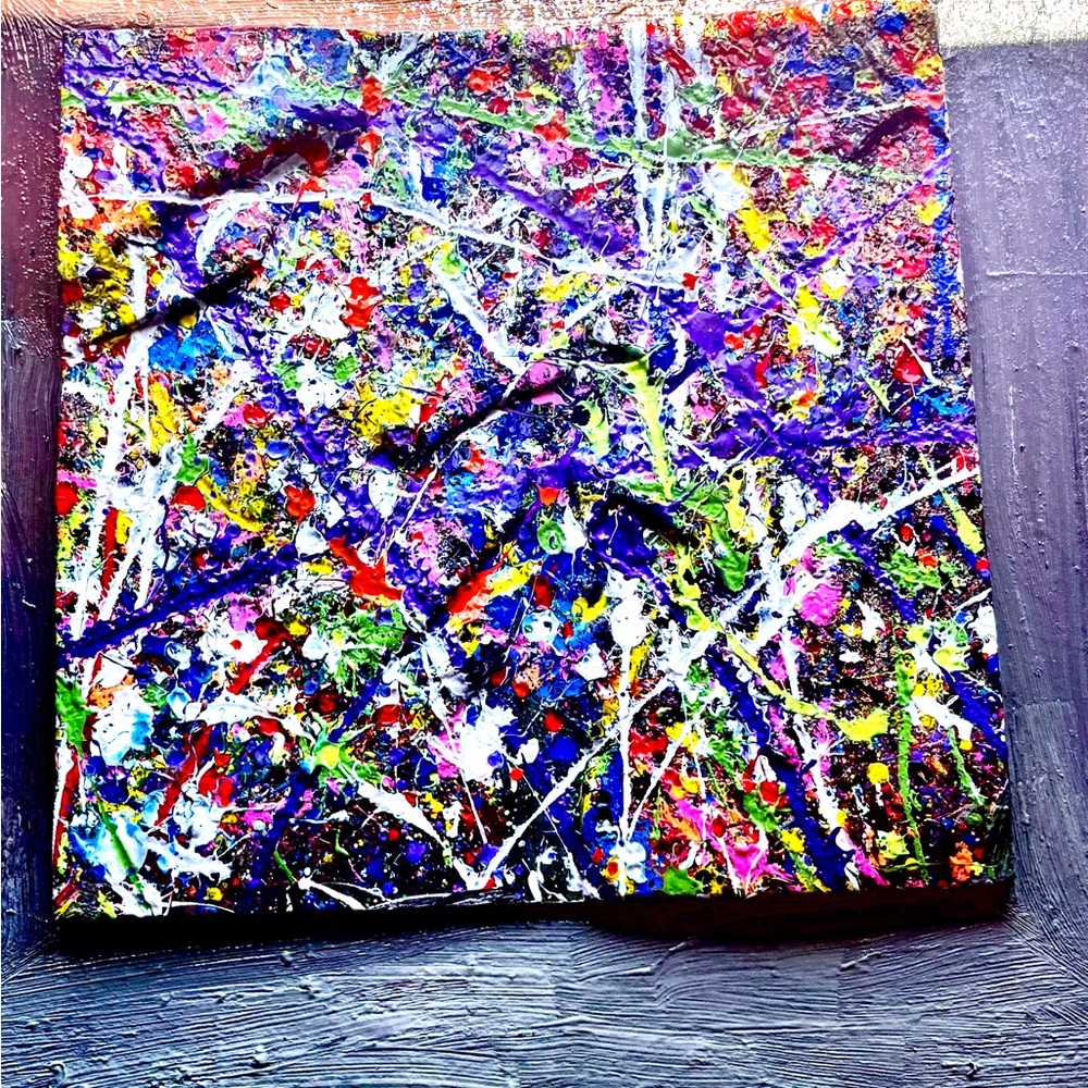 Abstract Multicolor Canvas Art
